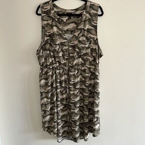 TORRID ARMY PRINT DRESS ROMPER SIZE 3